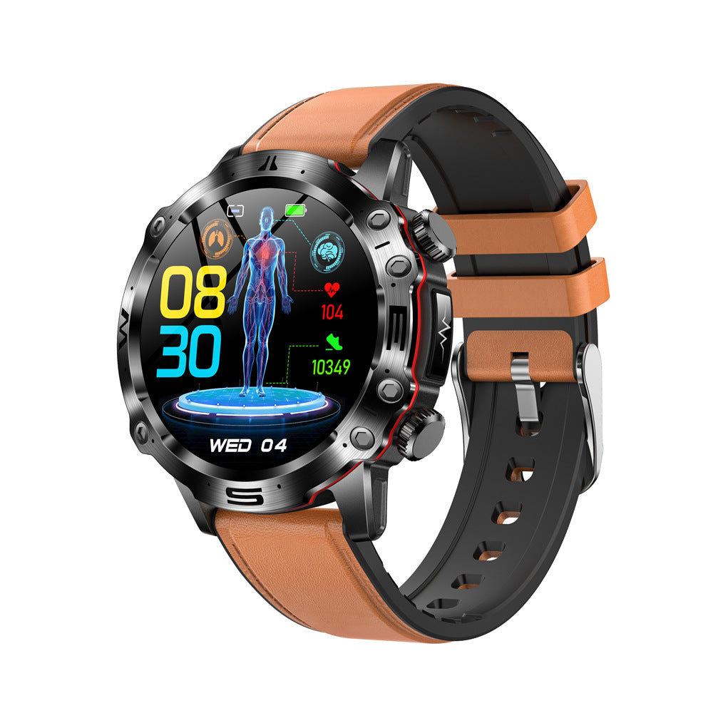 Kealthtech AI Medical Diagnostic Smart Watch-2024 New Blood Lipid Uric Acid Blood Sugar Watch-ECG+PPG Fitness Tracker