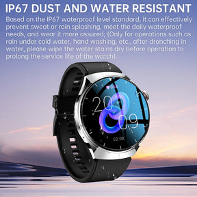 KealthTech K09 Pro Non-invasive Blood Glucose Heart Rate Monitor Blood Oxygen Smart Watch