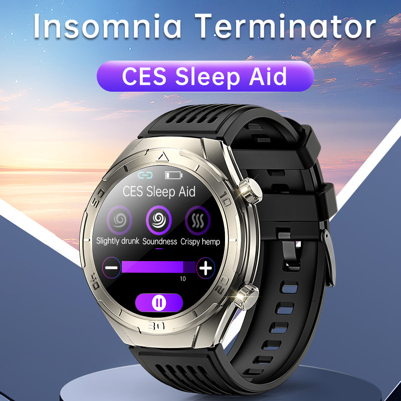 Kealthtech FD02 CES Sleep Aid Blood Glucose Blood Fat Uric Acid Blood Pressure Blood oxygen ECG Heart Rate SOS Smart Watch