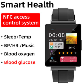 KealthTech S01 Sports Fashion Blood Pressure Blood Glucose Heart Rate Body Temperature