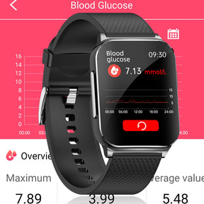 KealthTech K03 24h Dynamic ECG Blood Glucose Heart Rate Blood Pressure Body Temperature
