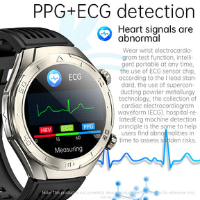 Kealthtech FD02 CES Sleep Aid Blood Glucose Blood Fat Uric Acid Blood Pressure Blood oxygen ECG Heart Rate SOS Smart Watch