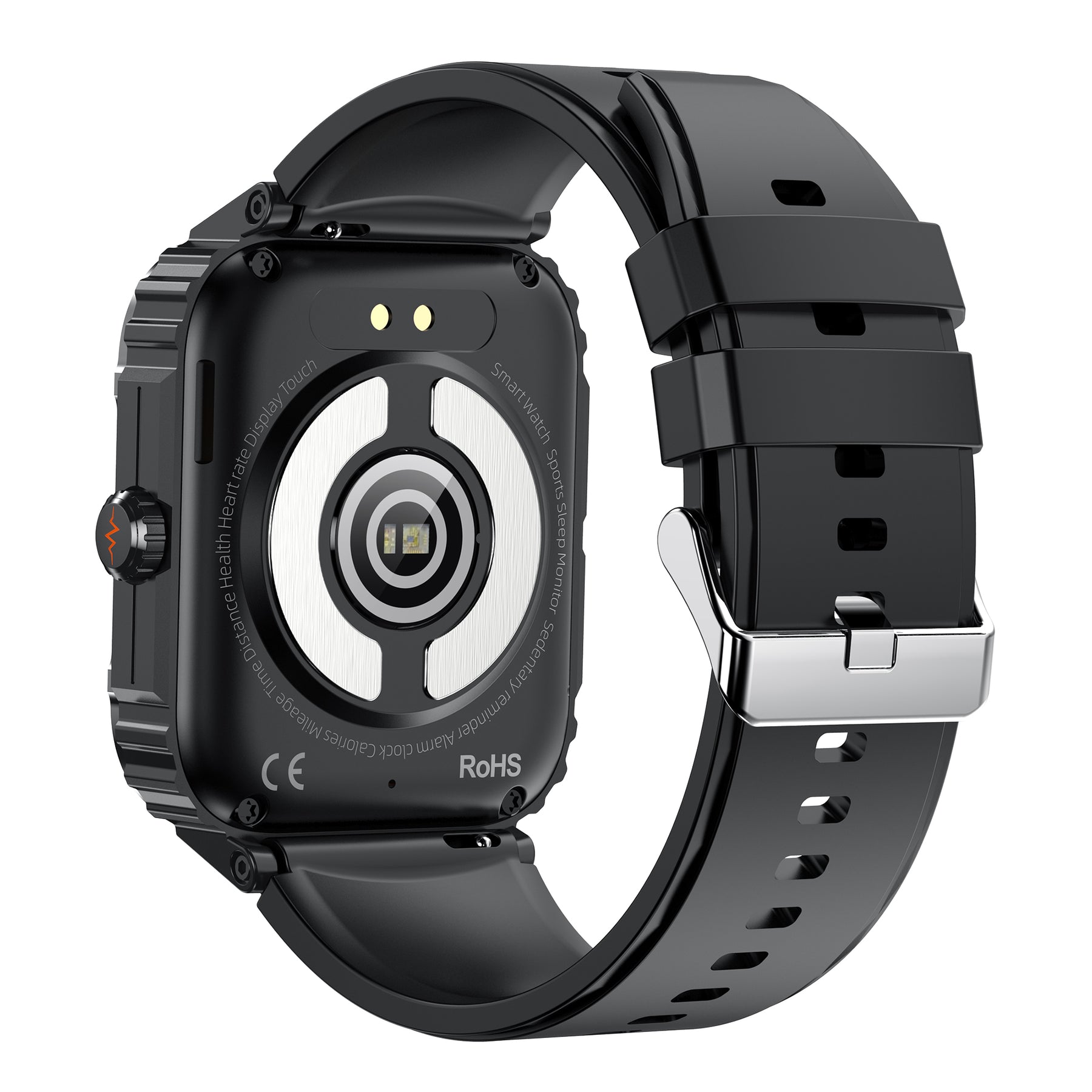 KealthTech K55 Outdoor Sports ECG Blood Glucose Blood Pressure 1.92 inch HD Retina Display Smart Watch