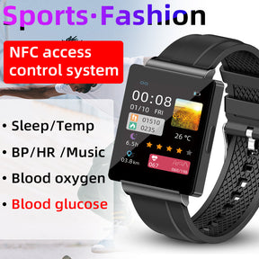 KealthTech S01 Sports Fashion Blood Pressure Blood Glucose Heart Rate Body Temperature