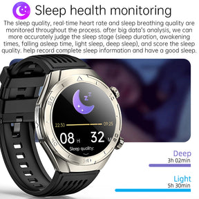 Kealthtech FD02 CES Sleep Aid Blood Glucose Blood Fat Uric Acid Blood Pressure Blood oxygen ECG Heart Rate SOS Smart Watch