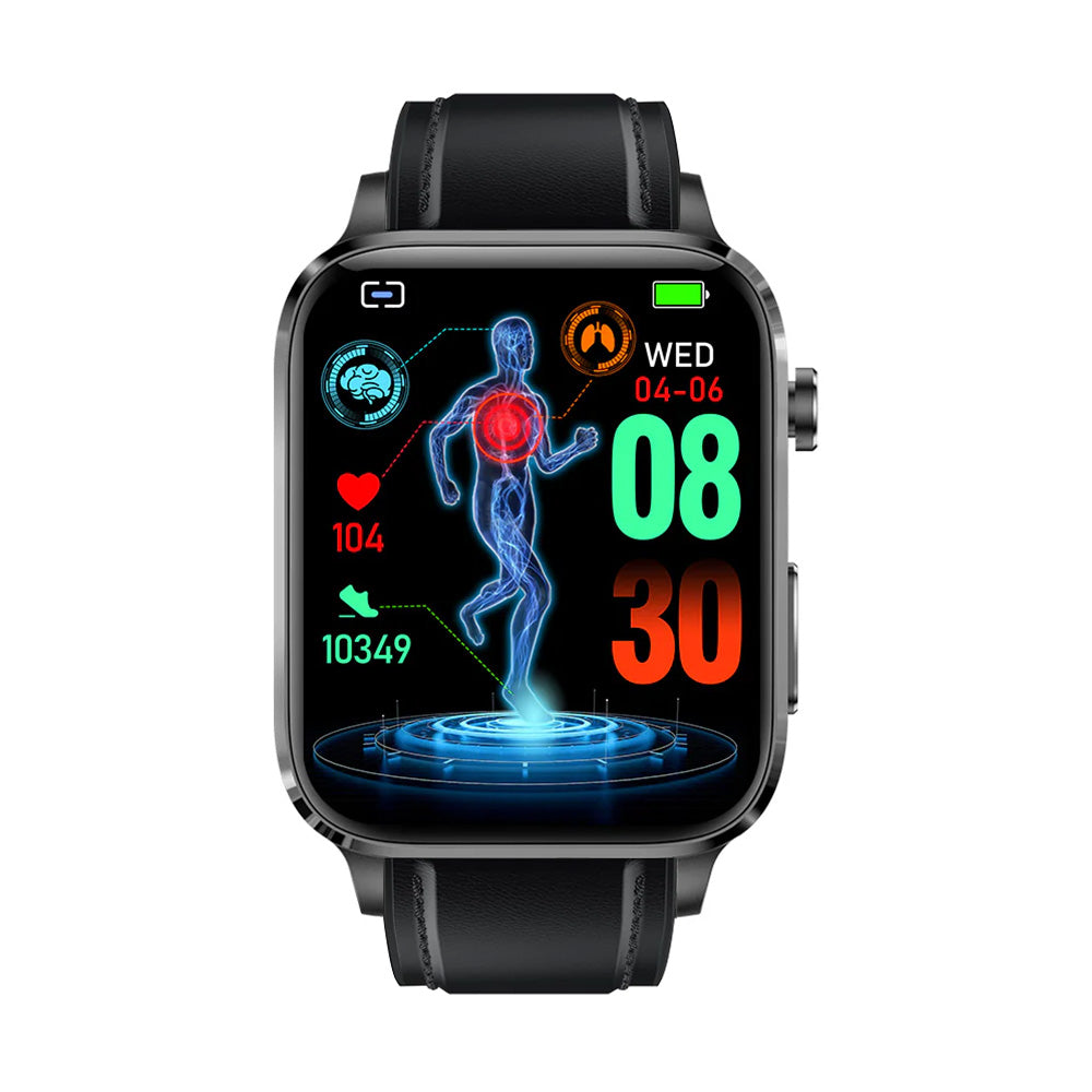 KealthTech K58 ECG Blood Glucose Body Composition 2.04 inch AMOLED Screen Health Management Watch