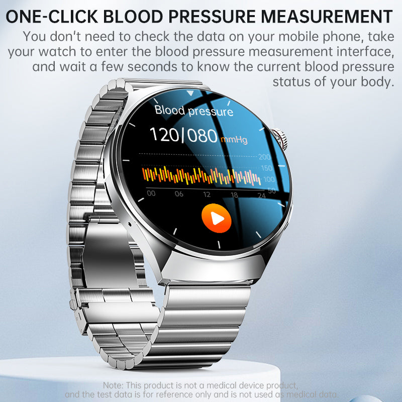 KealthTech K09 Pro Non-invasive Blood Glucose Heart Rate Monitor Blood Oxygen Smart Watch