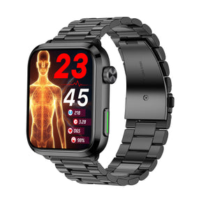 KealthTech K22 One Click Activation of Laser Therapy Non-invasive Monitor Blood Glucose Uric Acid Blood Lipid Blood Pressure Blood Oxygen Heart Rate SOS Smart Watch