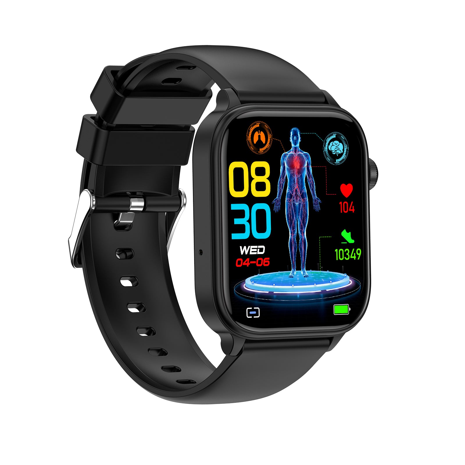 KealthTech K571 One click examination Blood Glucose Blood Lipids Uric Acid Blood Pressure Blood Oxygen ECG HRV SOS Smart Watch