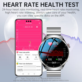 KealthTech K09 Pro Non-invasive Blood Glucose Heart Rate Monitor Blood Oxygen Smart Watch