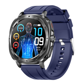 KealthTech ET492✨one-click smart micro-physical examination Smart Watch-1.43 inches HD large screen | Scientific sleep monitoring | Alipay offline | NFC