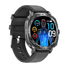 KealthTech ET492✨one-click smart micro-physical examination Smart Watch-1.43 inches HD large screen | Scientific sleep monitoring | Alipay offline | NFC