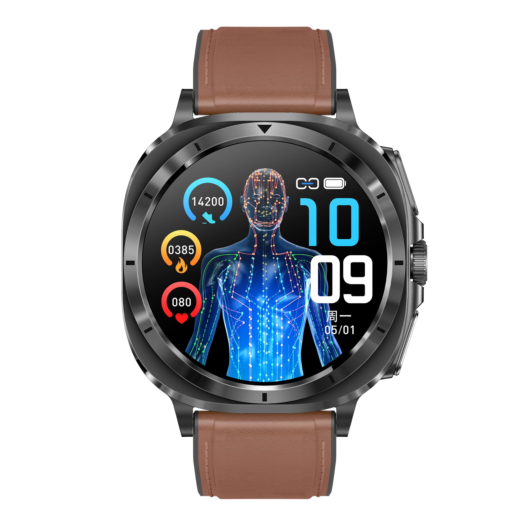 KealthTech ET492✨one-click smart micro-physical examination Smart Watch-1.43 inches HD large screen | Scientific sleep monitoring | Alipay offline | NFC