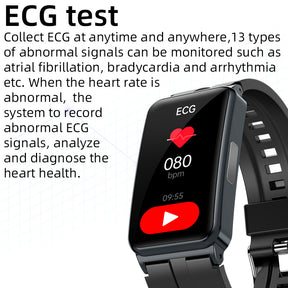 KealthTech K01 ECG HRV Blood Pressure Sleep Body Temperature Smart Bracelet