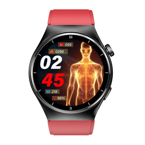 KealthTech K321 One Click Activation of Laser Therapy Non-invasive Monitor Blood Glucose Uric Acid Blood Lipid Blood Pressure Blood Oxygen Heart Rate SOS Smart Watch (Copy)