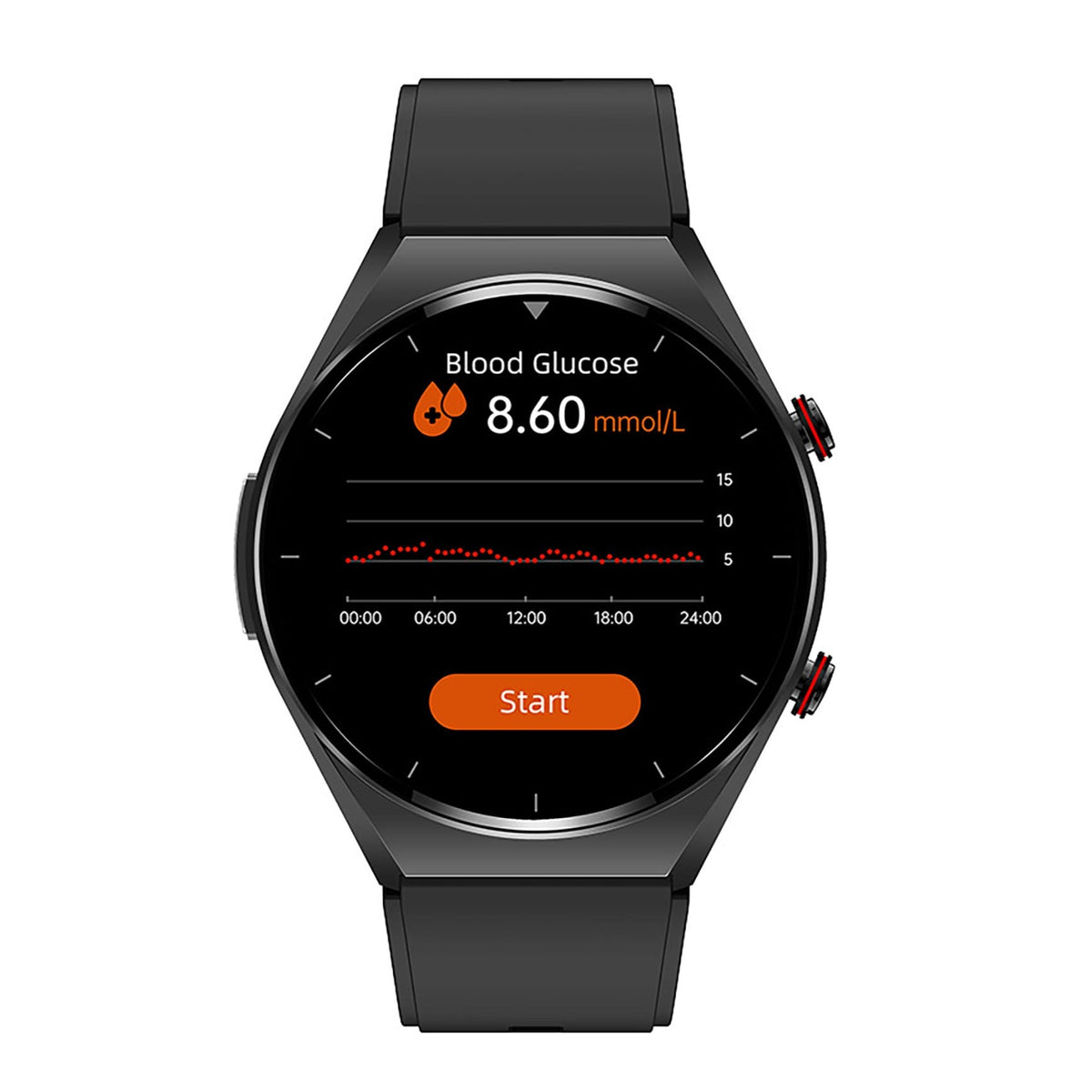 KealthTech K09 Non-invasive Blood Glucose Heart Rate Monitor Blood Oxygen Smart Watch